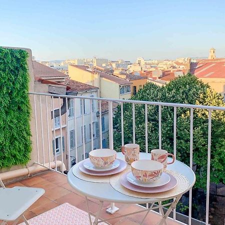 Le Perchoir - Terrasse & Clim Au Coeur Du Panier Lägenhet Marseille Exteriör bild